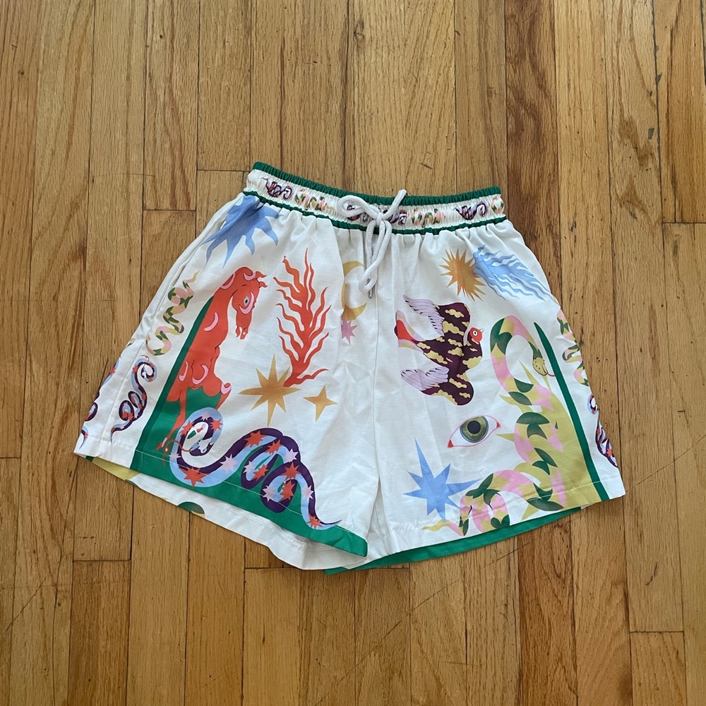 Colorful Graphic Women Shorts